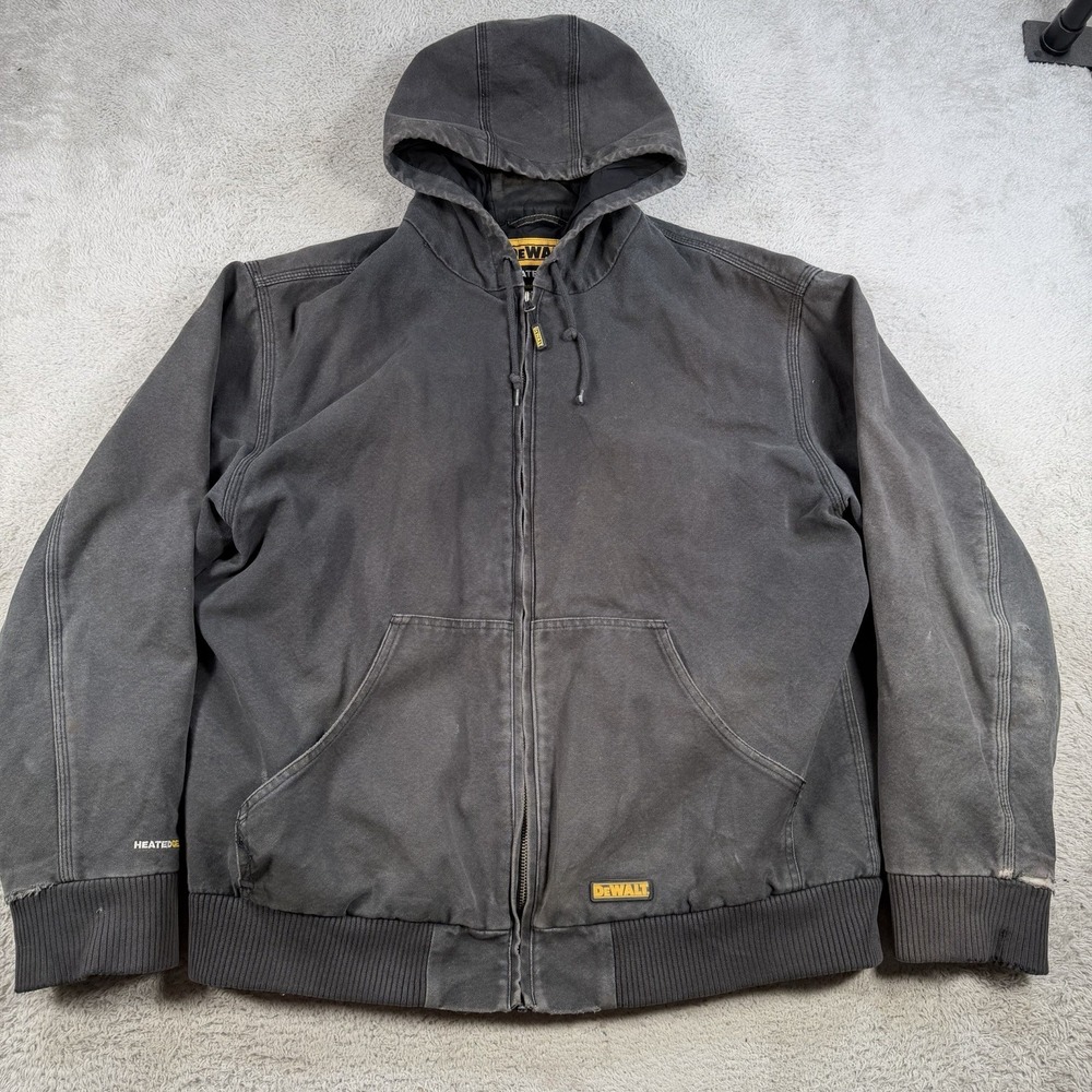 DeWalt Heated Gear Jacket Mens XL Grey 20V Max Lithium Ion Workwear No Battery